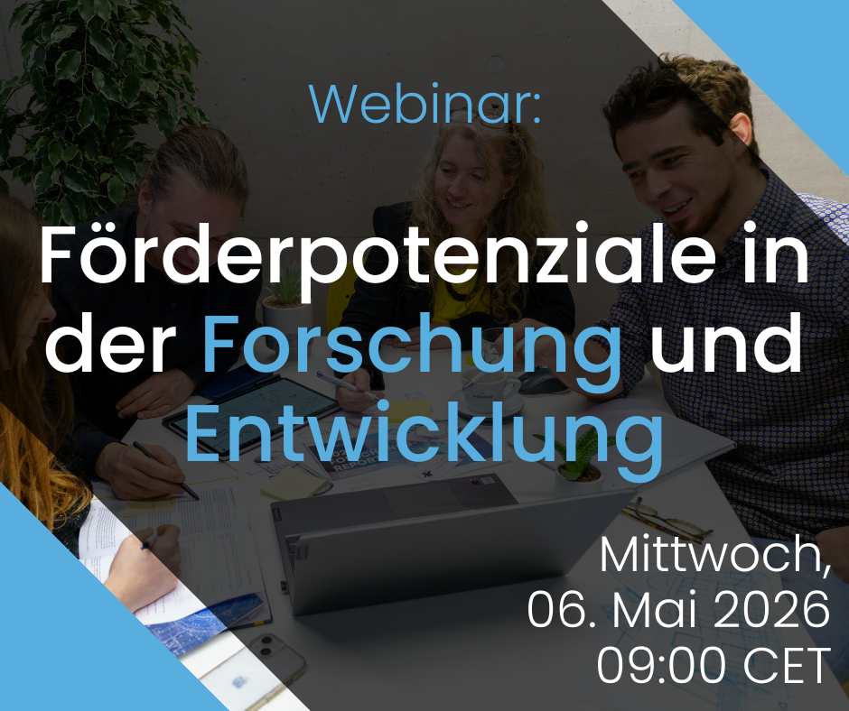 Webinar der Inspiralia GmbH Aktuelle Förderpotenziale im Forschungs- und Entwicklungssektor