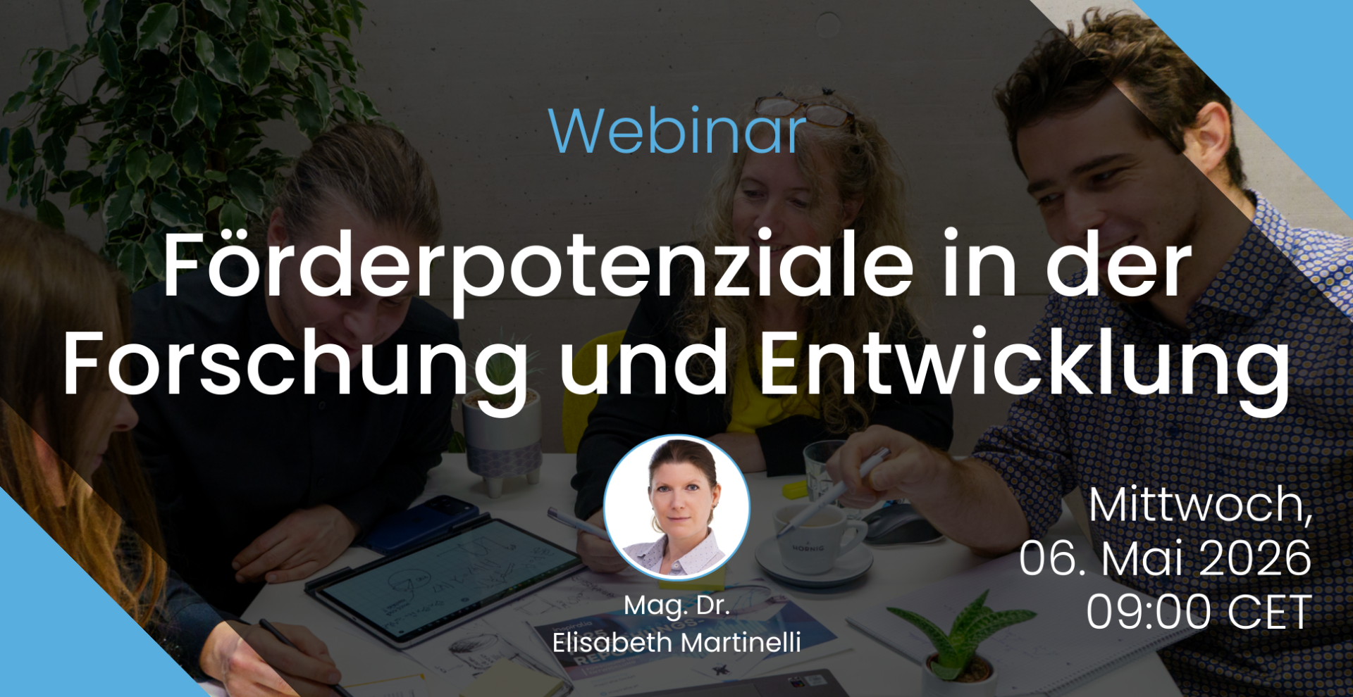 Webinar Förderungen im Forschungs- und Entwicklungssektor